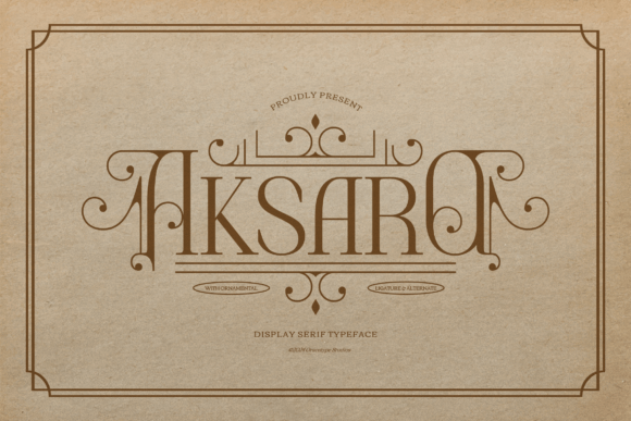 Aksaro: A Vintage Serif for Elegant Branding