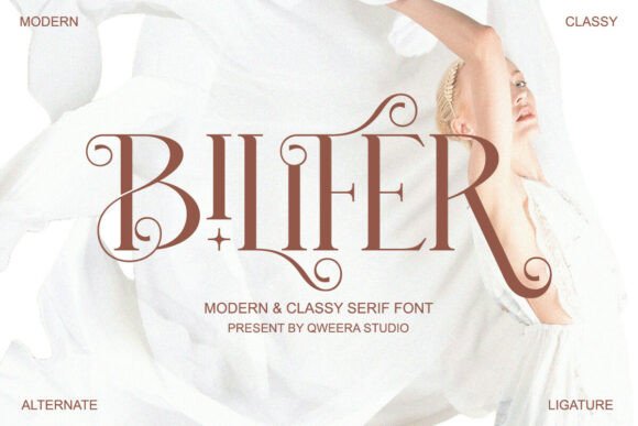 Bilifer Serif Font for Elegant Craft Designs
