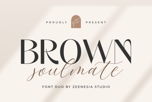 Brown Soulmate Typeface for Editorial Design