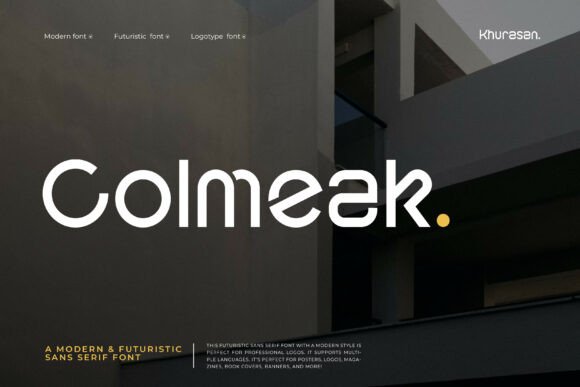 Colmeak Typeface for Modern Branding