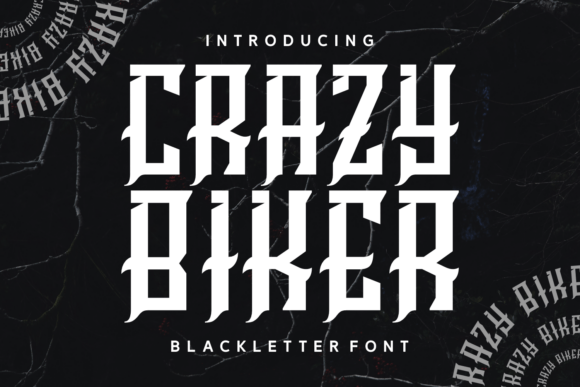 Crazy Biker Font for Bold Brand Identity