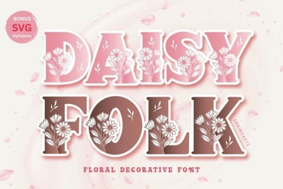 Daisyfolk: A Romantic Typeface for Editorial Design