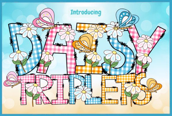 Daisytriplets Font: A Playful Typeface for Branding