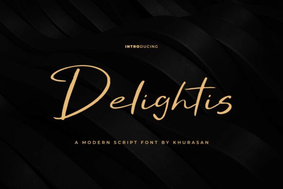 Delightis Font for Modern Business Branding