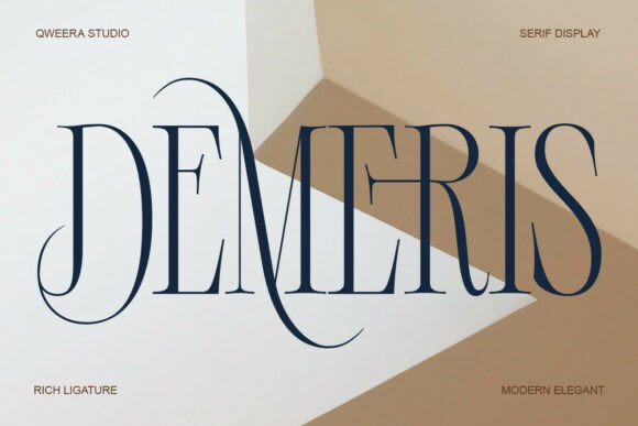 Demeris Typeface for Modern Web Design