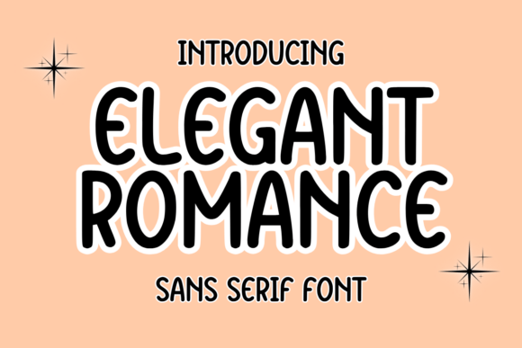 Elegant Romance: A Modern Sans Serif Font for Makers