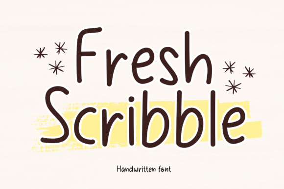 Fresh Scribble Font: Authentic Branding for Small Business