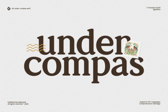 Gc Under Compas: A Timeless Serif Typeface for Editorial Design
