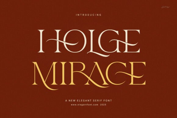Holge Mirace: A Modern Serif Typeface for Editorial Design