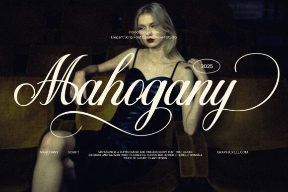 Mahogany Script Font for Elegant Business Branding