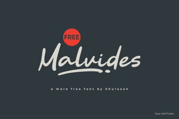 Malvides: A Modern Handwritten Script Font for Branding