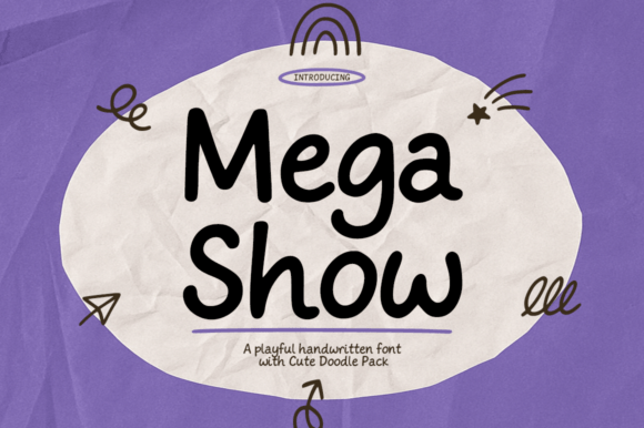 Mega Show – a Playful Handwritten Font for Brands