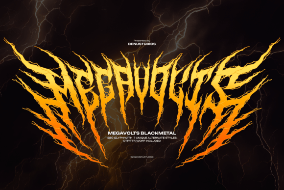 Megavolts: The Blackletter Font for Bold Digital Impact
