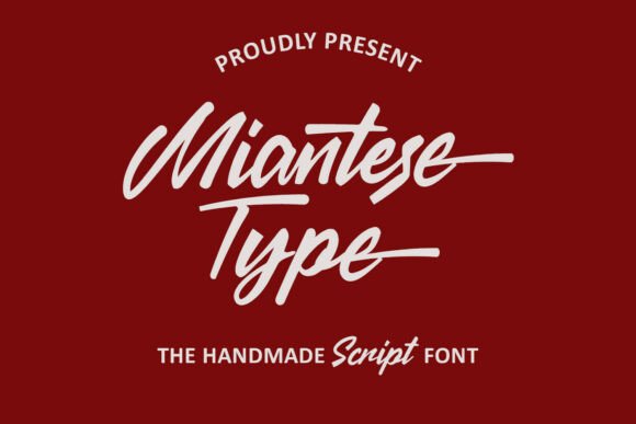 Miantese: A Handmade Script Font for Modern Branding