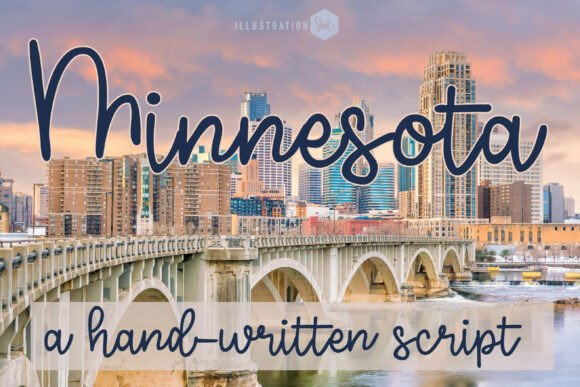 Minnesota: A Hand-Crafted Script Font for Editorial Design