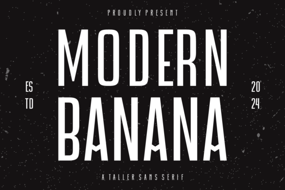 Modern Banana: A Playful Sans Serif Font for Editors