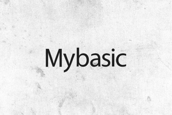Mybasic Font: Minimalist Design for Makers