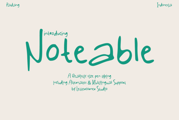 Noteable Font: Elevate Your Brand Identity