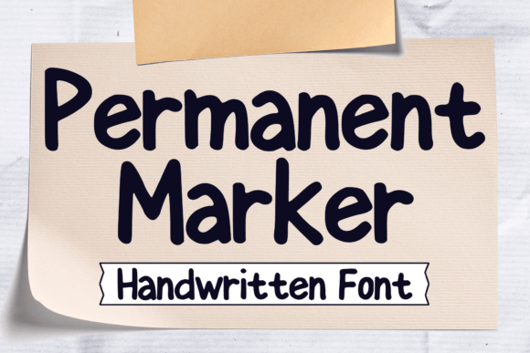 Permanent Marker Font for Editorial Design