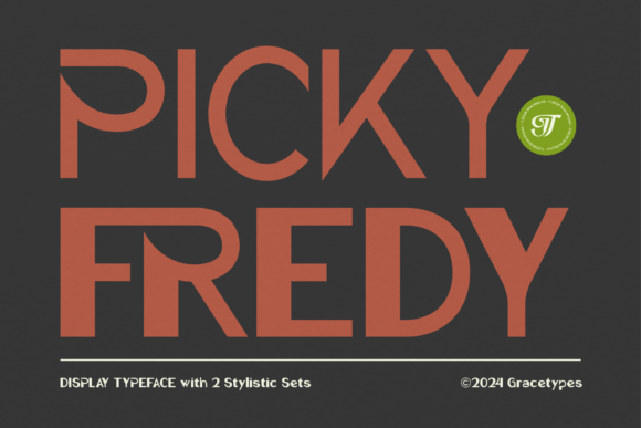 Picky Fredy: An Edgy Sans Serif Font for Bold Branding