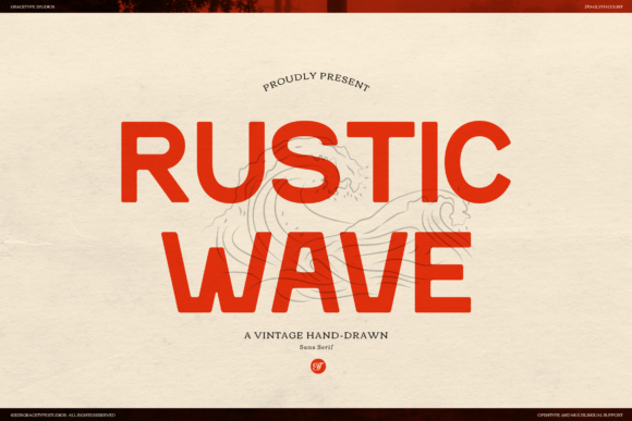 Rustic Wave: A Vintage Font for Modern Brands