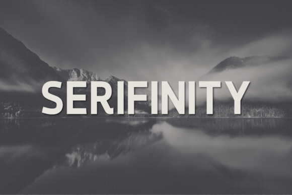 Serifinity: A Bold Typeface for Modern Editorial Design