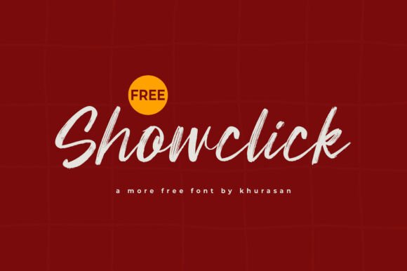 Showclick: A Modern Script Font for Branding