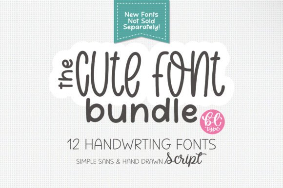 The Cute Handwriting Bundle for Editorial Design