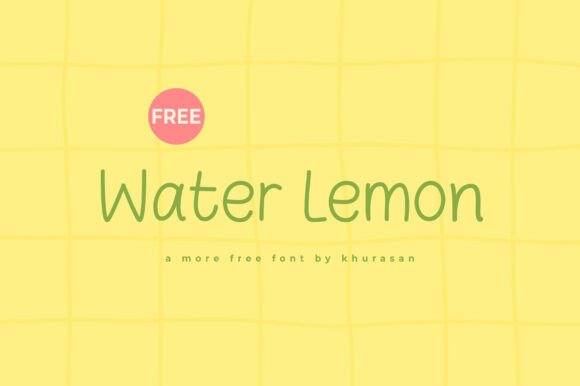 Water Lemon Font for Modern Web Design